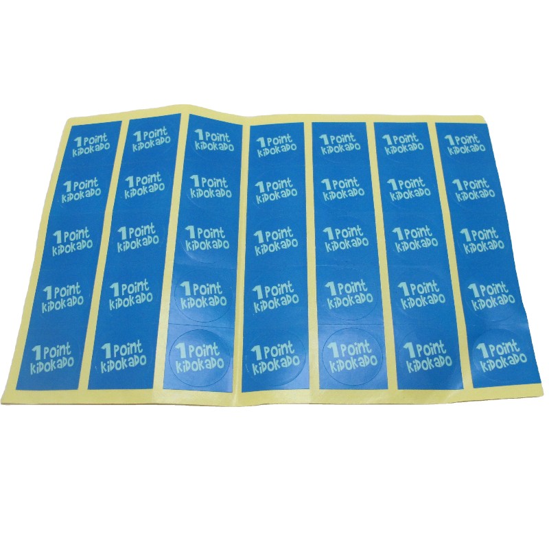 Blue Round Customized Printing Logo Label Self Adhesive Sticker Wholesale High Quality Stickers